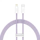 Кабель Baseus Dynamic Series Fast Charging Type-C to Lightning 20 Вт 1м purple (CALD000005) - изображение 1