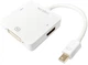 Адаптер LogiLink mini DisplayPort - HDMI/DVI/DisplayPort White (4052792040678) - изображение 1