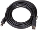 Kabel Akyga USB Type-A - USB Type-B M/M 5 m Black (5901720133298) - obraz 1