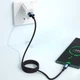 Кабель Essager Sunset Type-C 7A USB charging and data 100W Fully compatible cable 0.5 м Black (EXC7A-CGB01-P) - изображение 4