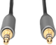 Kabel audio Digitus mini Jack 3.5 mm M/M 3 m Black (4016032481133) - obraz 1