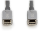Kabel Digitus USB Type-C - USB Type-C M/M 20 m Black (4016032482635) - obraz 2
