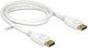 Кабель Delock DisplayPort M/M 2 м White (4043619848775) - изображение 1