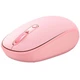 Миша Wireless Baseus B01055503413-00 F01B Tri-Mode Mouse Baby Бездротова комп'ютерна для ПК/ноутбука 2.4G/Bluetooth5.0+BT3.0 з чутливістю 1600DPI Рожевий - изображение 3