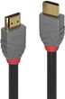 Кабель Lindy High Speed HDMI 2.0 M/M 1 м Black (4002888369626) - зображення 2