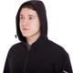 Кофта спортивная на молнии с капюшоном JASON 0991 M черный - изображение 5