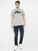 Футболка хлопковая длинная мужская Nike M Nsw Tee Just Do It Swoosh AR5006-063 XL Серая с принтом (0191888623822) - изображение 3