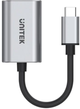 Kabel adapter Unitek USB Type-C - VGA 0.15 m Silver (4894160031723) - obraz 2