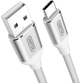 Kabel Unitek USB Type-A -USB Type-C M/M 1 m Silver (4894160031877) - obraz 1