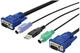Кабель Digitus 2 x VGA - 2 x PS/2 + USB 5 м Black(4016032329961) - изображение 1