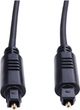 Кабель Impuls-PC Toslink 4 мм M/M 0.5 м Black (4260201950917) - зображення 1