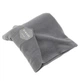 Подушка-шарф для путешествий Travel pillow серая - изображение 4