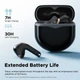 Навушники SoundPeats Air4 Lite black бездротові Bluetooth TWS вкладиші чорні LDAC - зображення 5