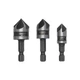 Набір зенкерів 12, 16, 19 мм, 3 од. INTERTOOL SD-5005 - изображение 3