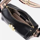 Сумка кросс боди через плечо женская из натуральная кожи Vintage leather-22262 Черная - изображение 8