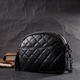 Сумка кросс-боди женская кожаная Vintage leather-22325 Черная - изображение 8