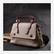 Сумка кросс-боди женская кожаная Vintage leather-22337 Бежевая - изображение 8