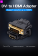 Перехідник Vention HDMI F - DVI м Black (6922794737945) - зображення 2