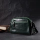 Сумка кросс-боди женская кожаная Vintage leather-22420 Зеленая - изображение 8