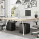 Тумба офісна на коліщатках із замком Loft_Apartament 45 х 39 х 55 см колір чорний - зображення 3