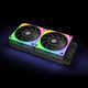 Вентилятор Thermaltake TOUGHFAN 14 RGB 14 см Білий 3 шт (CL-F136-PL14SW-A) - зображення 3