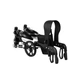 Ходунки Роллатор для взрослых Uniprodo UNIROLL-02-DF складные с сумкой 7,7кг/136кг нагрузка Черный - изображение 2