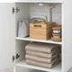 Шафа під раковину IKEA НЮШЕН, біла, 50x83 см, 604.704.08 - зображення 8