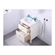 Шкаф для раковины с 2 ящ IKEA ХЕМНЭС, белый, 60x47x83 см, 502.176.67 - изображение 3