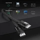 Кабель Ugreen DP114 DisplayPort to DisplayPort v1.4 3 м в оплетке Black (6957303883936) - изображение 4