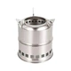 Портативна дров'яна піч Cool Bee Outdoor Mini Wood Stove Silver - зображення 1