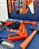 Дитячий ігровий набір інструментів BONHUI Super Tool 661-74 стіл-валіза шуруповерт гвинтики викрутка - зображення 6