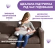 Подушка для годування Chicco Boppy Холлофайбер Антиалергенна 53х40 см Біла (79902.61) - зображення 5