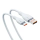 Кабель заряджання Baseus P10355703221-00 (100W) (1.2M) USB to Type-C швидка зарядка Fast Charging для мобільних пристроїв для синхронізації для телефону/смартфону Білий - зображення 4