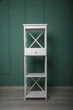 Етажерка з дерева HouseWood HW-31 біла 30x40x134см - зображення 2