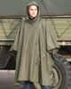 Пончо, Палатка, Плащ Ripstop + Чехол Mil-Tec Wet Weather Basic Olive OD 10628001 - изображение 3