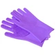Силиконовые перчатки Magic Silicone Gloves Purple для быта - изображение 2