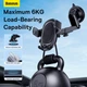 Держатель Baseus UltraControl Pro Series Clamp-Type Car Holder Set |5.4-7.2"| черный - изображение 10