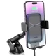 Держатель HOCO Climber smart wireless charging car holder HW9 |15W| - изображение 6
