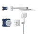 Душова система прихованого монтажу GROHE Grohtherm SmartControl із верхнім душем латунь хром 34864000 - зображення 1