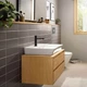 Cмеситель для умывальника однорычажный HANSGROHE Rebris E EcoSmart+ черный латунь с донным клапаном 72589670 - изображение 6