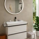 Cмеситель для умывальника однорычажный HANSGROHE Tecturis S CoolStart EcoSmart+ черный латунь с донным клапаном 73340670 - изображение 7