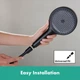 Шланг для душа HANSGROHE Designflex 1600мм силиконовый черный 28260670 - изображение 4