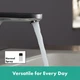 Змішувач для умивальника одноважільний HANSGROHE Vernis Blend хром латунь з донним клапаном 71585000 - зображення 4