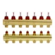 Колектор для теплої підлоги DANFOSS 7 контурів з витратомірами 1"/3/4" FHF 088U0527 - зображення 3