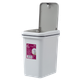 Ведро для мусора с крышкой 6 л пластиковое MVM BIN-04 6L GRAY - изображение 9