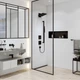 Душевая лейка-трубка HANSGROHE Pulsify E EcoSmart 25мм пластик черная 24320670 - изображение 6