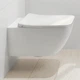 Унитаз подвесной безободковый белый VILLEROY&BOCH VENTICELLO без сиденья 4611R001 - изображение 5