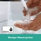 Cмеситель для умывальника однорычажный HANSGROHE Logis черный латунь с донным клапаном 71251670 - изображение 3