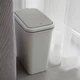 Ведро для мусора 10 л с крышкой пластиковое MVM BIN-04 10L GRAY - изображение 5