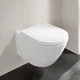 Унитаз подвесной безободковый белый VILLEROY&BOCH Subway 3.0 с сиденьем с микролифтом 4670TS01 - изображение 6